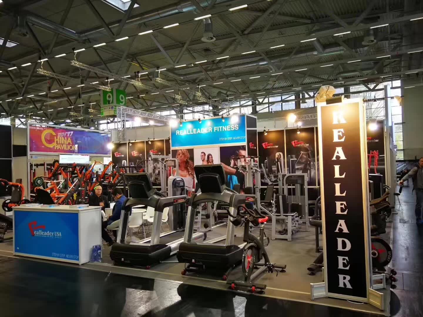 Realleader Professional Fitness Equipment Debuts at the 2018 FIBO International Fitness and Fitness Exhibition in Cologne